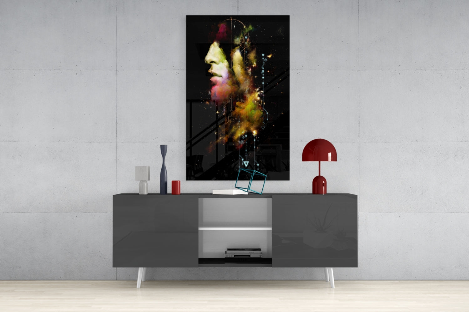 Thought Glass Wall Art.