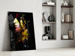 Thought glass print enhancing a teen room with cosmic spirit