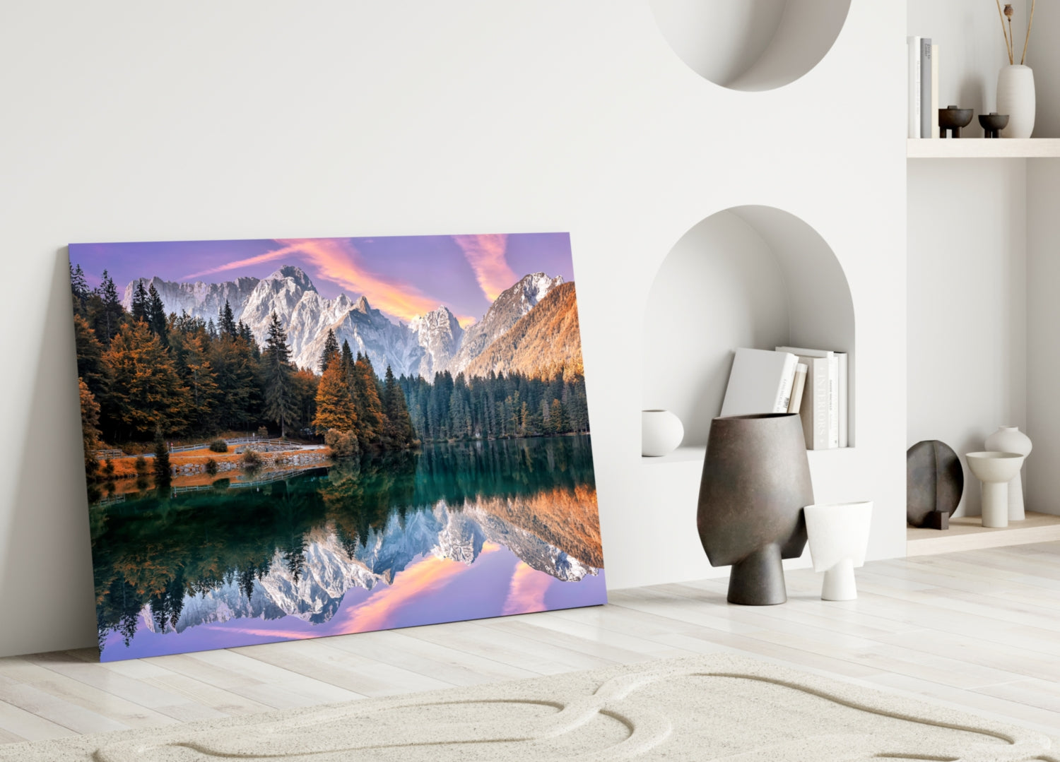 Lake Glass Wall Art.