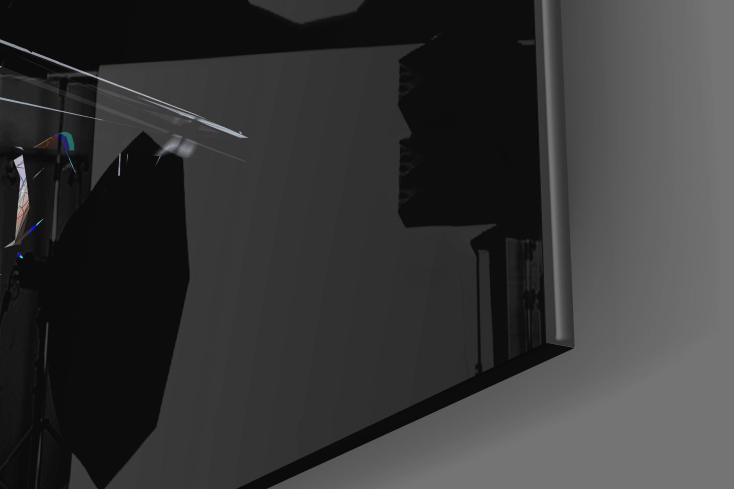 Sculpture Glass Wall Art.