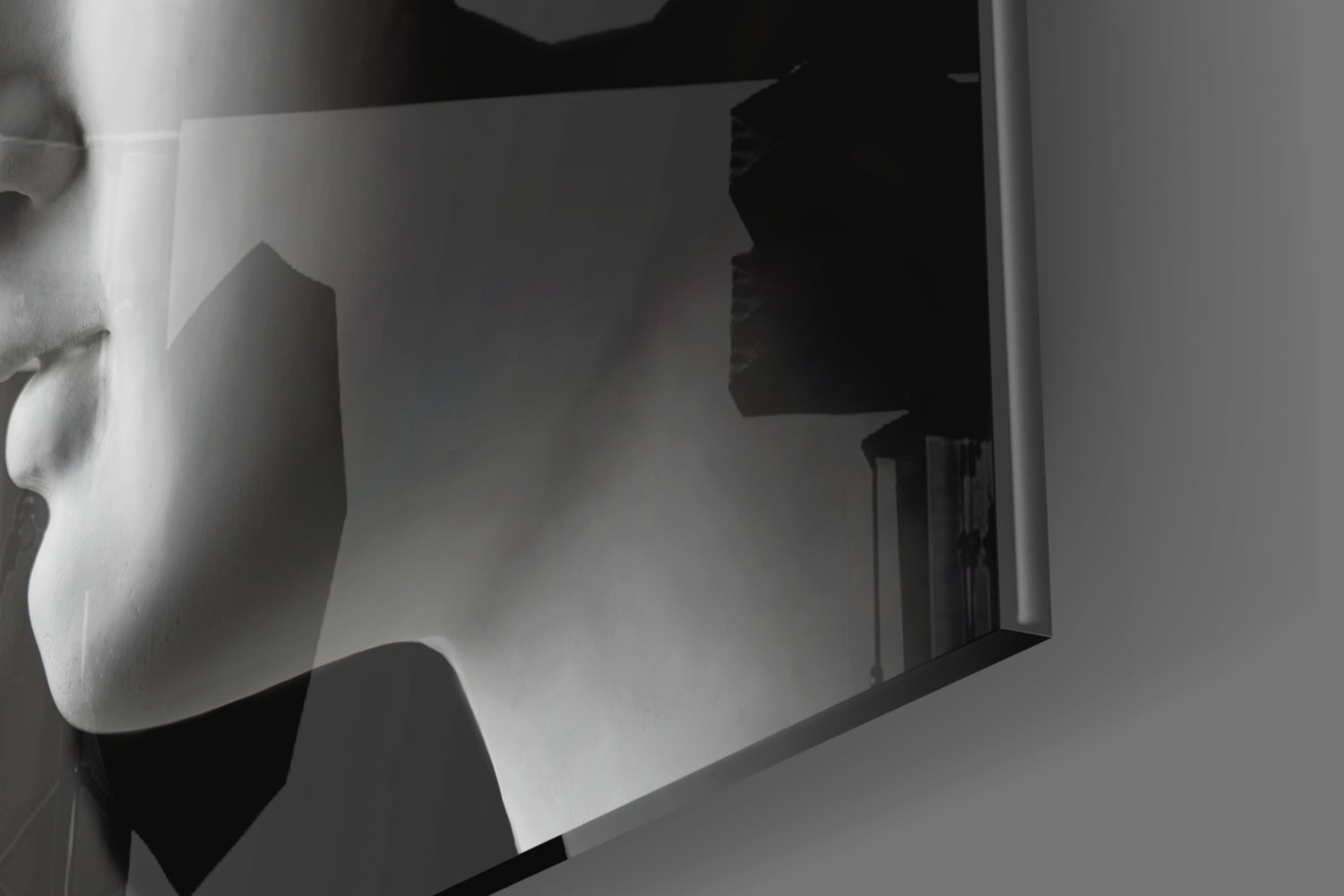 Statues Glass Wall Art.