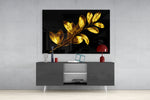 Gold Branch panel catching low light to reveal its tactile vein
