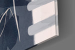 Quiet Bloom artwork anchoring a wall with soft modern palette