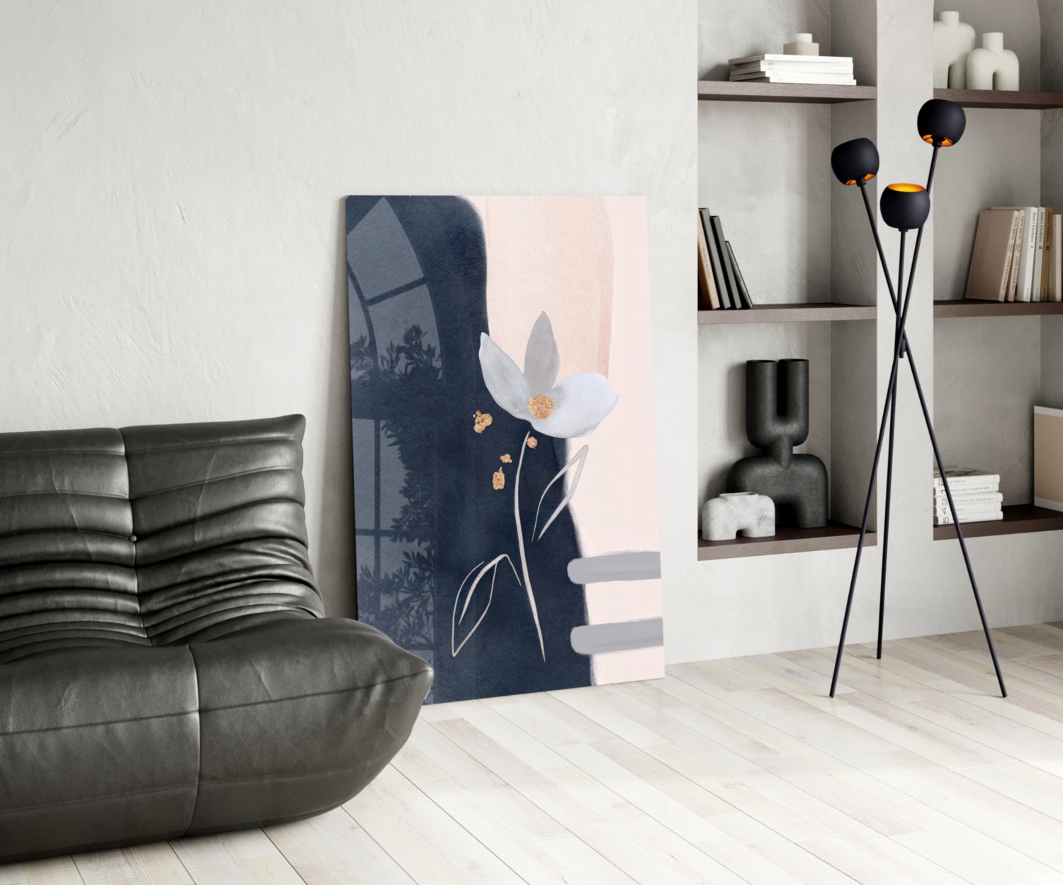 Flower Glass Wall Art.