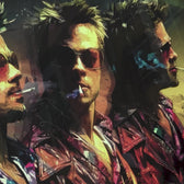 Fight Club-Tyler Durden Glass Wall Art