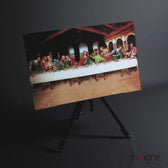 Last Supper Remastered Glass Wall Art