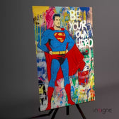 Superman Glass Wall Art