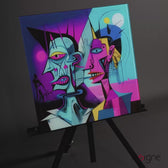 Picasso's Mind Glass Wall Art  || Designer Collection