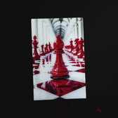 Chess Art Glass Wall Art