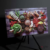 Spices Glass Wall Art