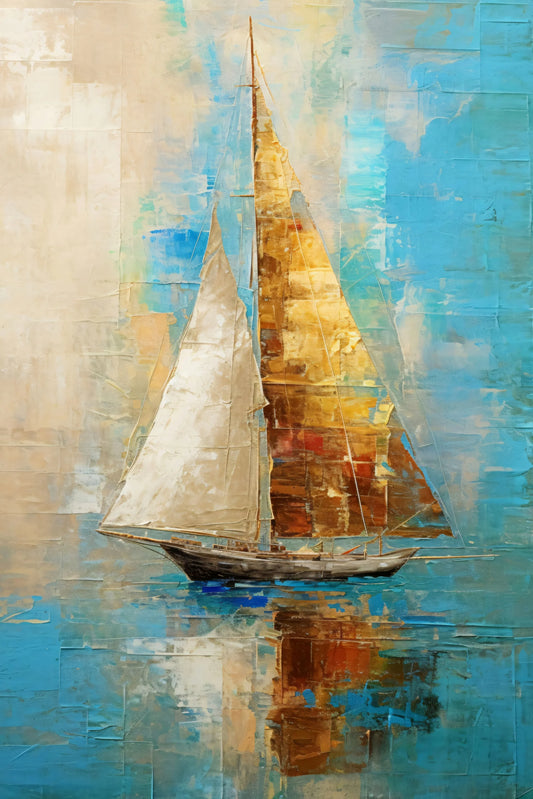 Quiet Voyage — Haptic 3D Embossed + High-Gloss Lacquer Print