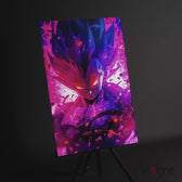 Warrior Furious Spirit Glass Wall Art || Designer Collection
