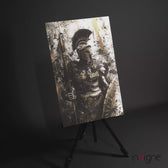 Gladiator Glass Wall Art || Designer Collection