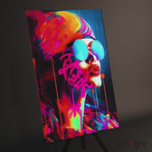 Lips and Looks Glass Wall Art || Designer Collection