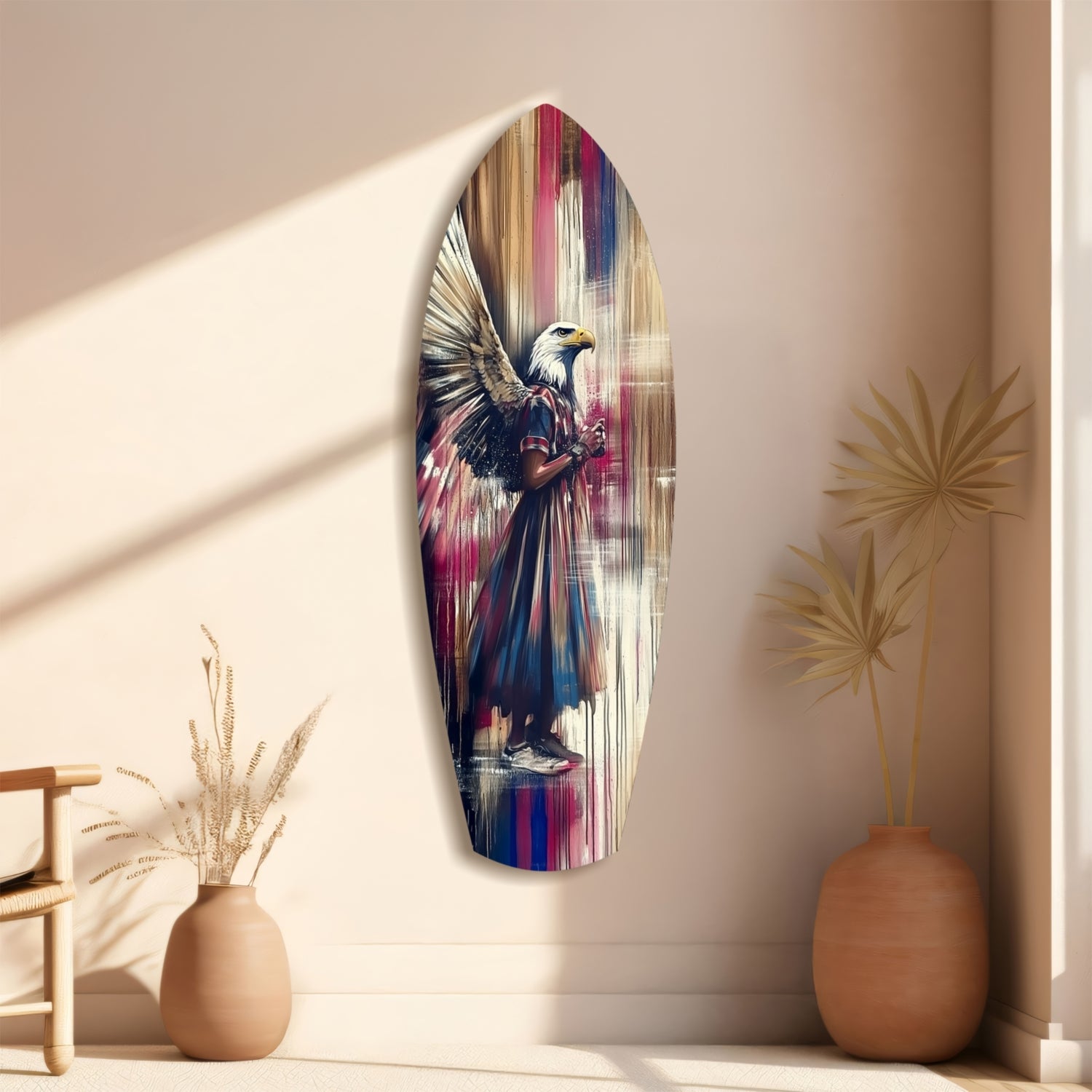 American Eagle Glass Wall Art.