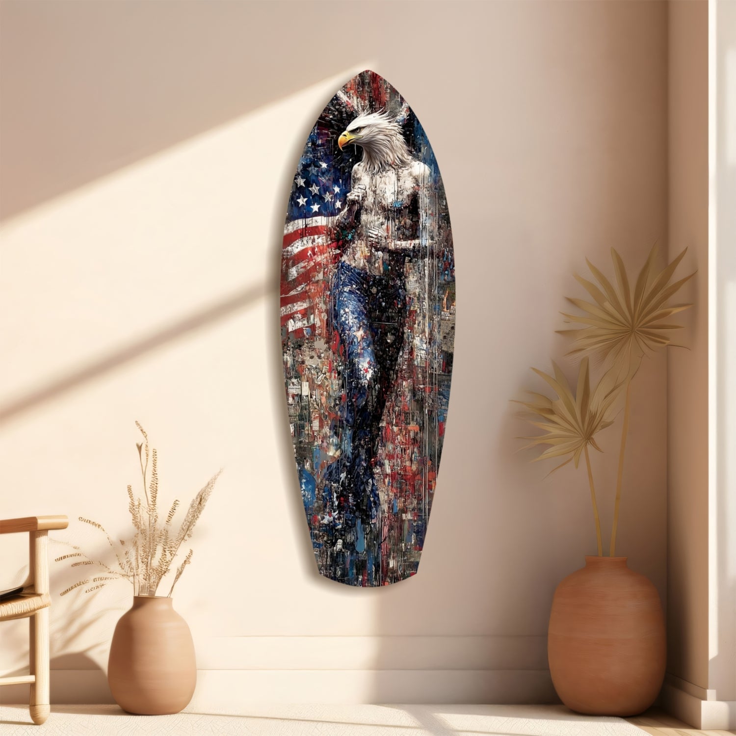 Eagle Glass Wall Art.