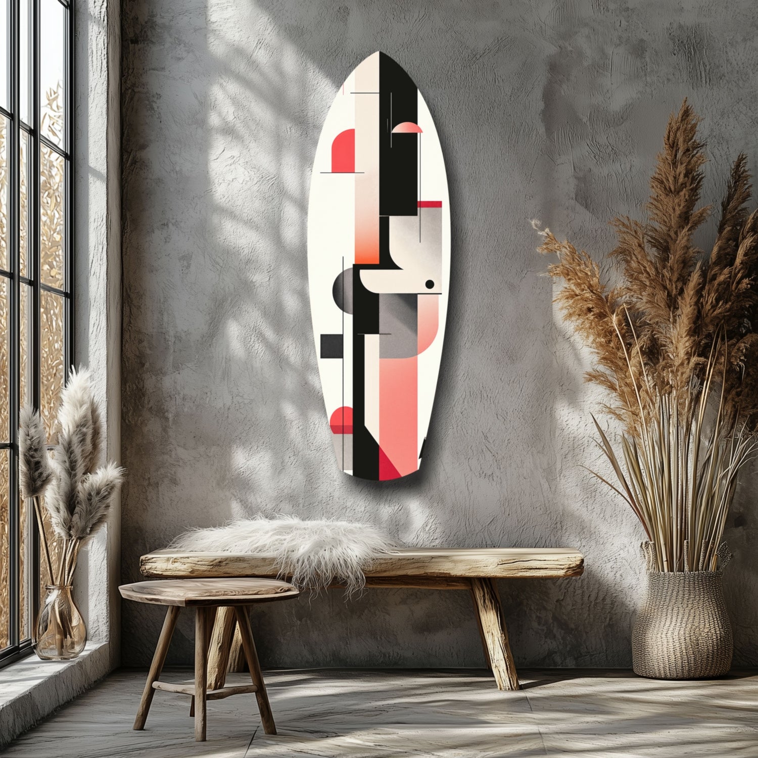 Modern Wave Harmony Glass Wall Art.
