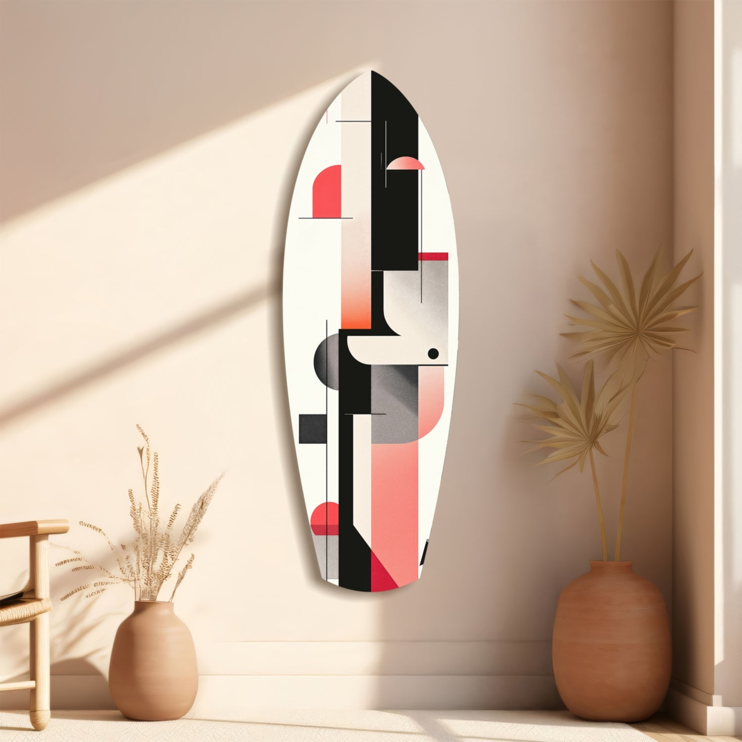 Modern Wave Harmony Glass Wall Art.