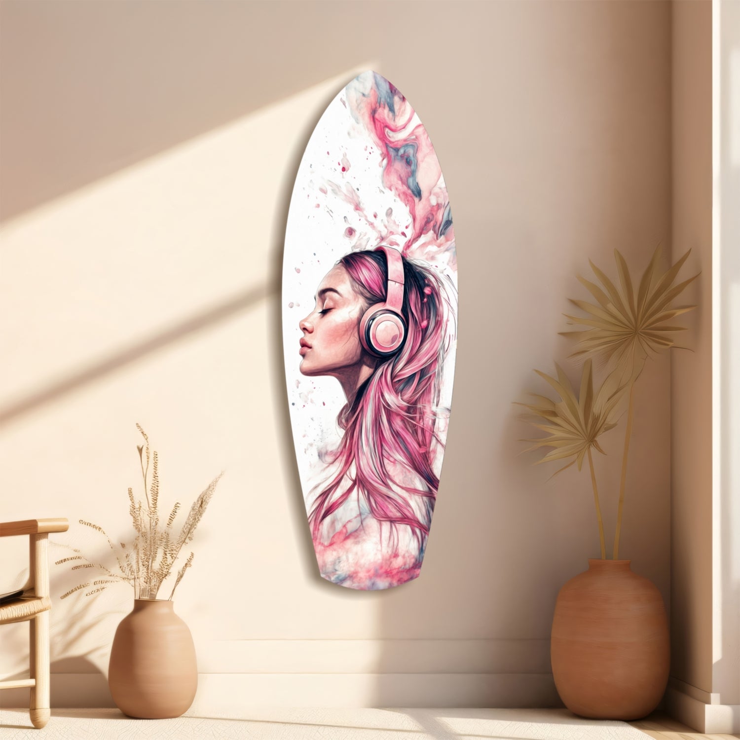 Dreamwave Beats Glass Wall Art.