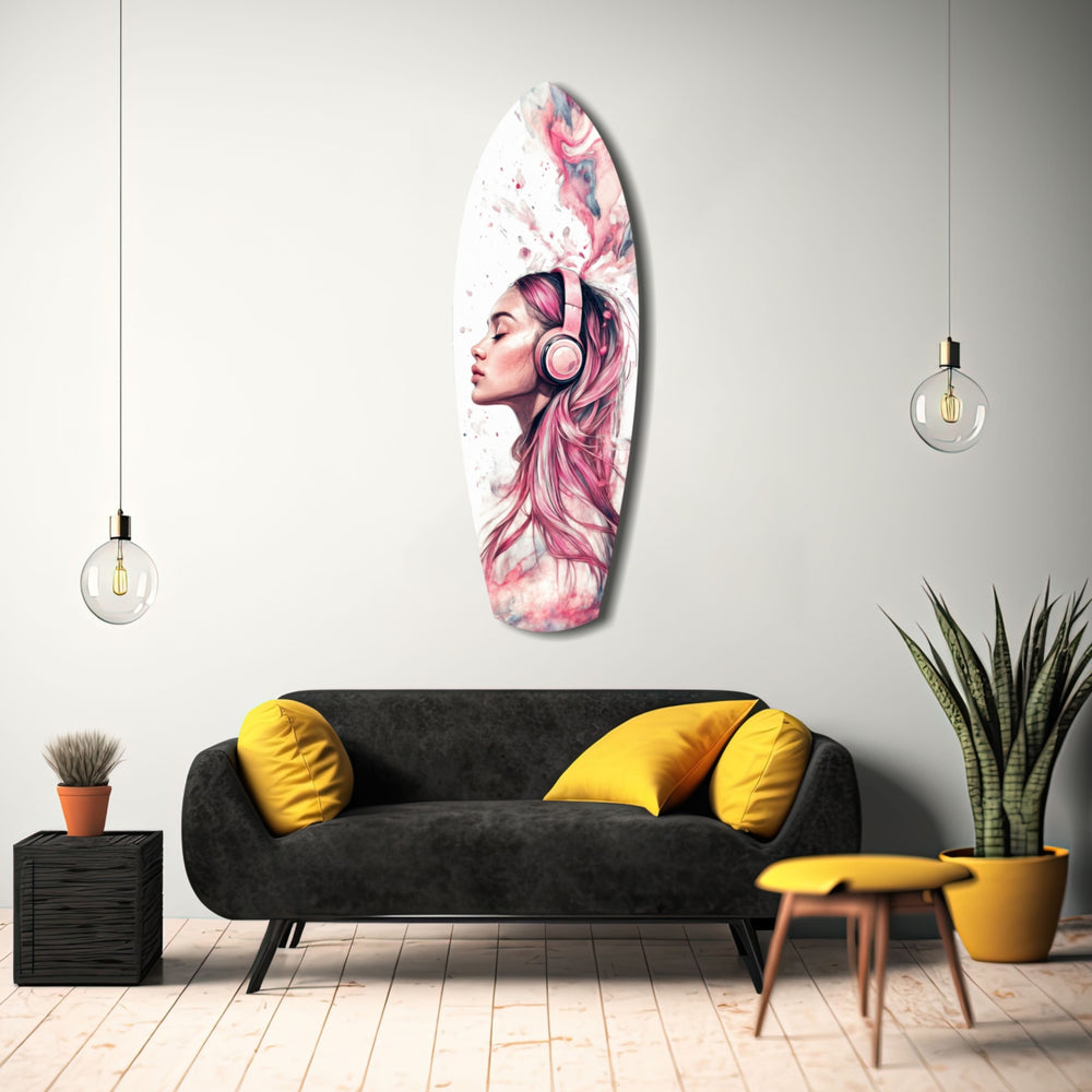 Dreamwave Beats Glass Wall Art.
