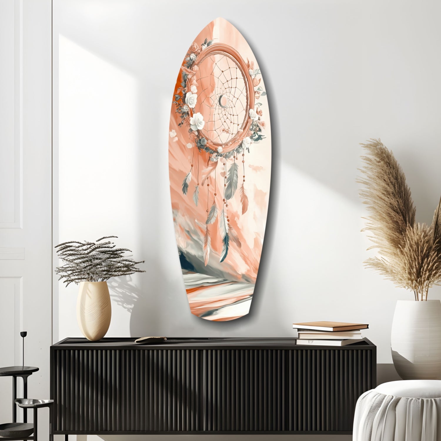 Dreamcatcher Glass Wall Art.