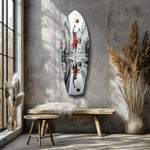 Street Basketball Glass Wall Art.