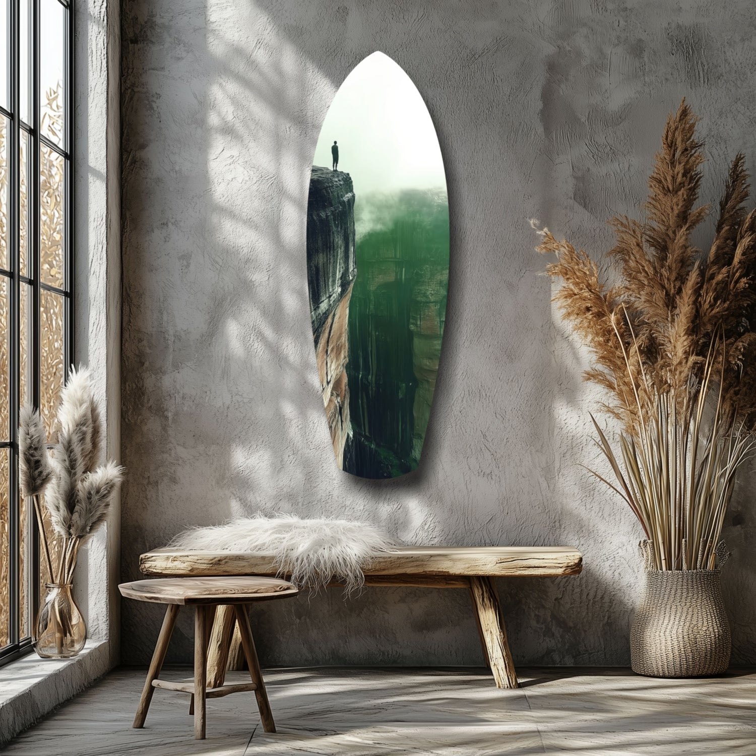 Solitude Glass Wall Art.