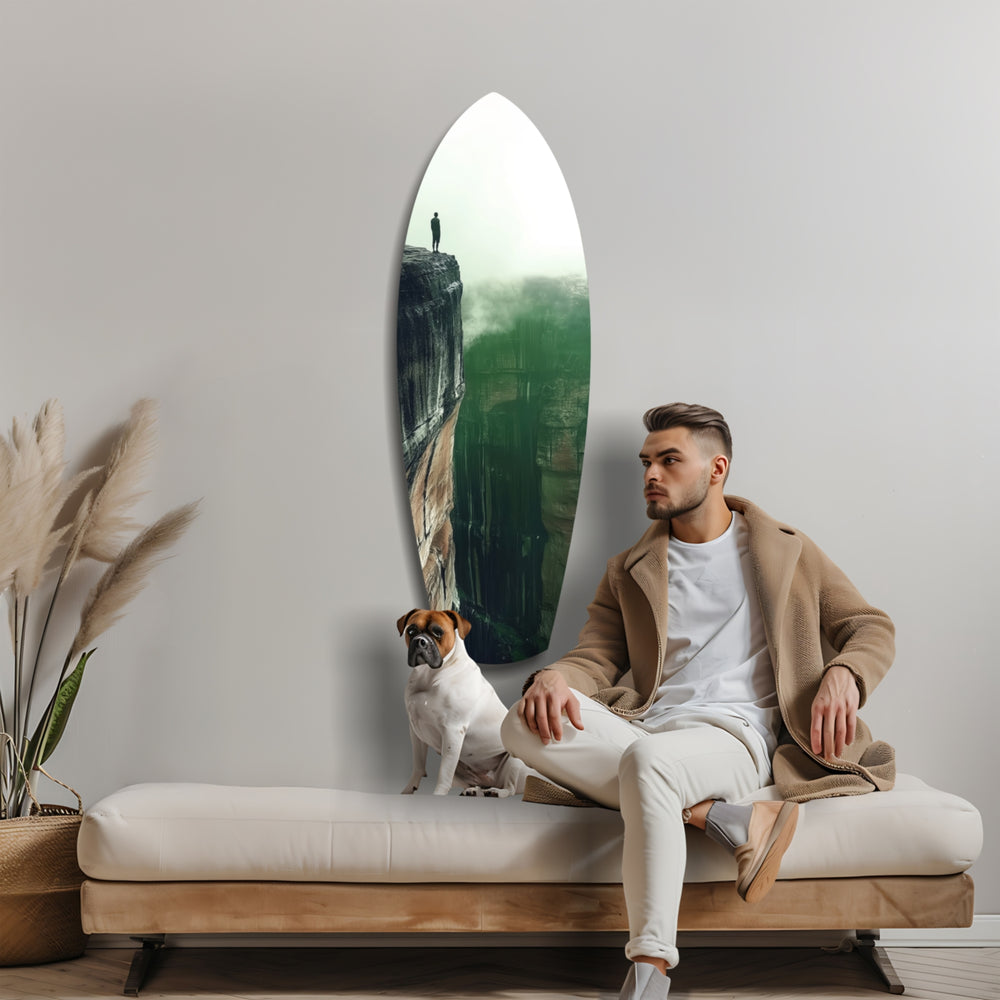Solitude Glass Wall Art.