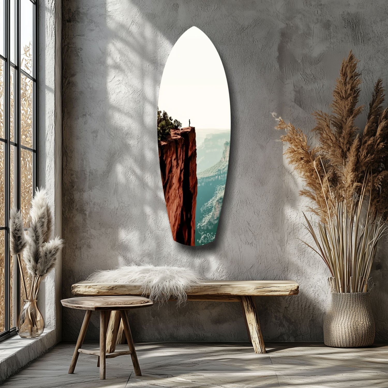 Solitude Glass Wall Art.