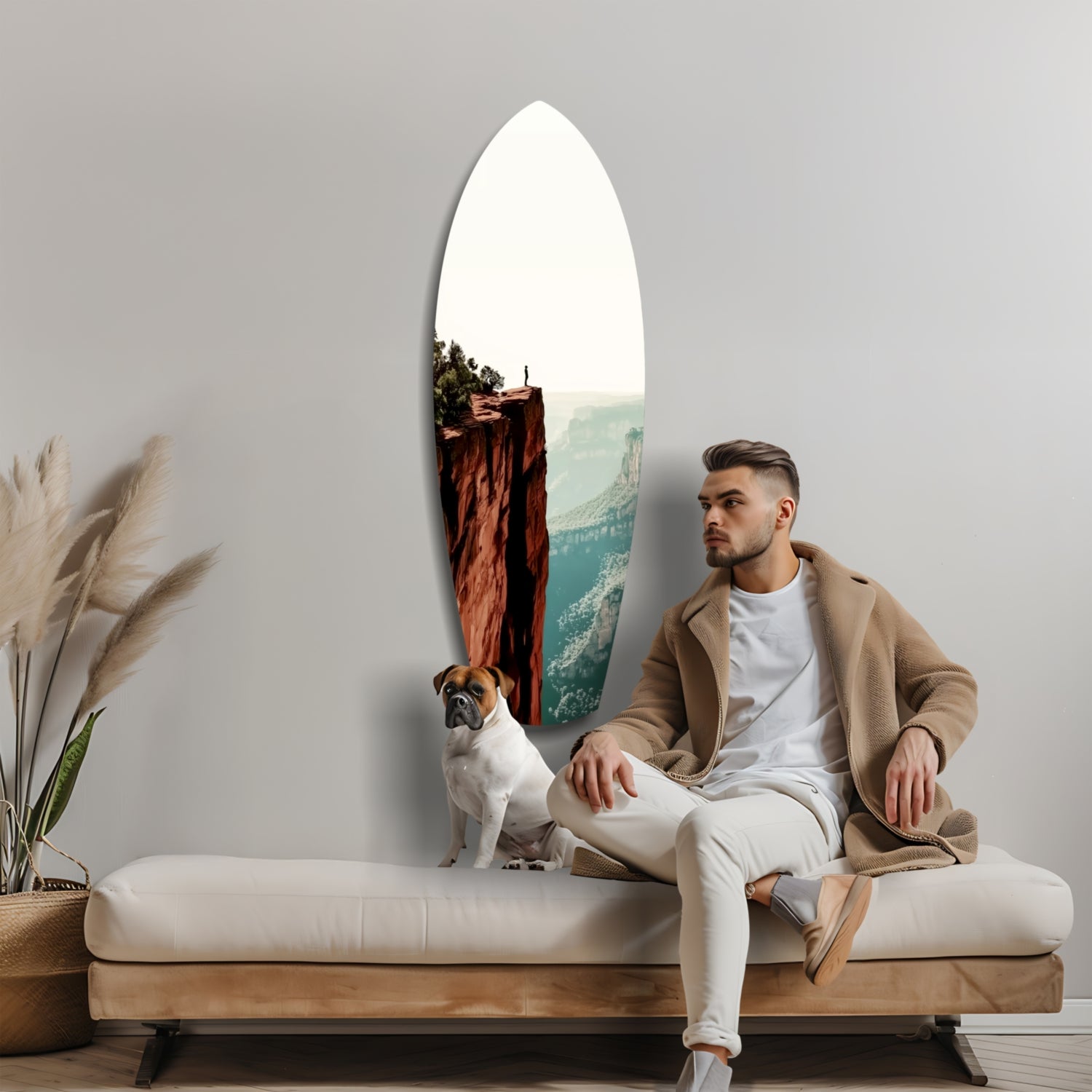 Solitude Glass Wall Art.