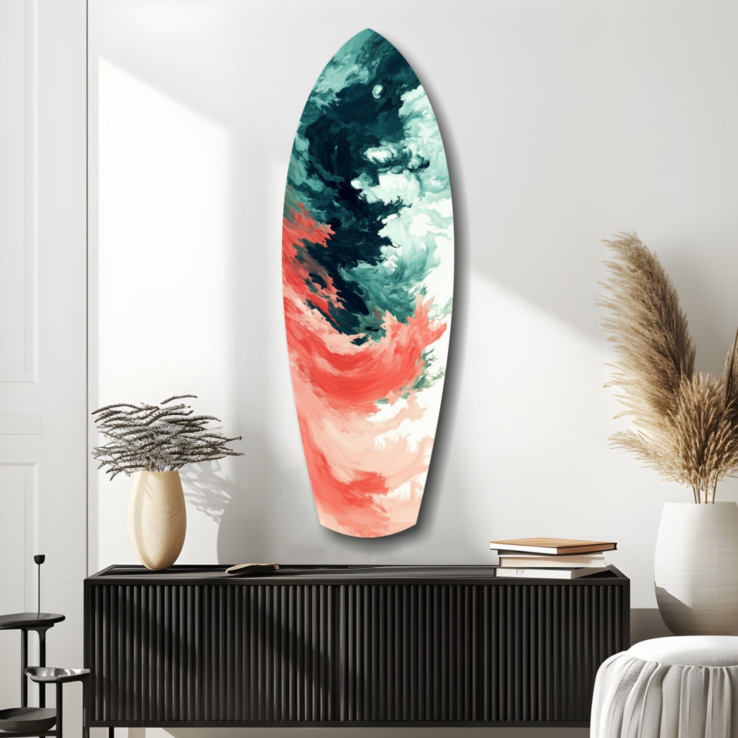 Relentless Waves Glass Wall Art.