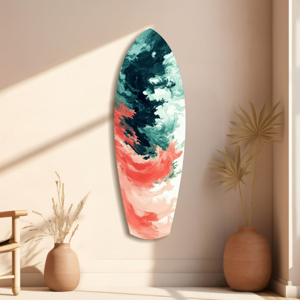 Relentless Waves Glass Wall Art.