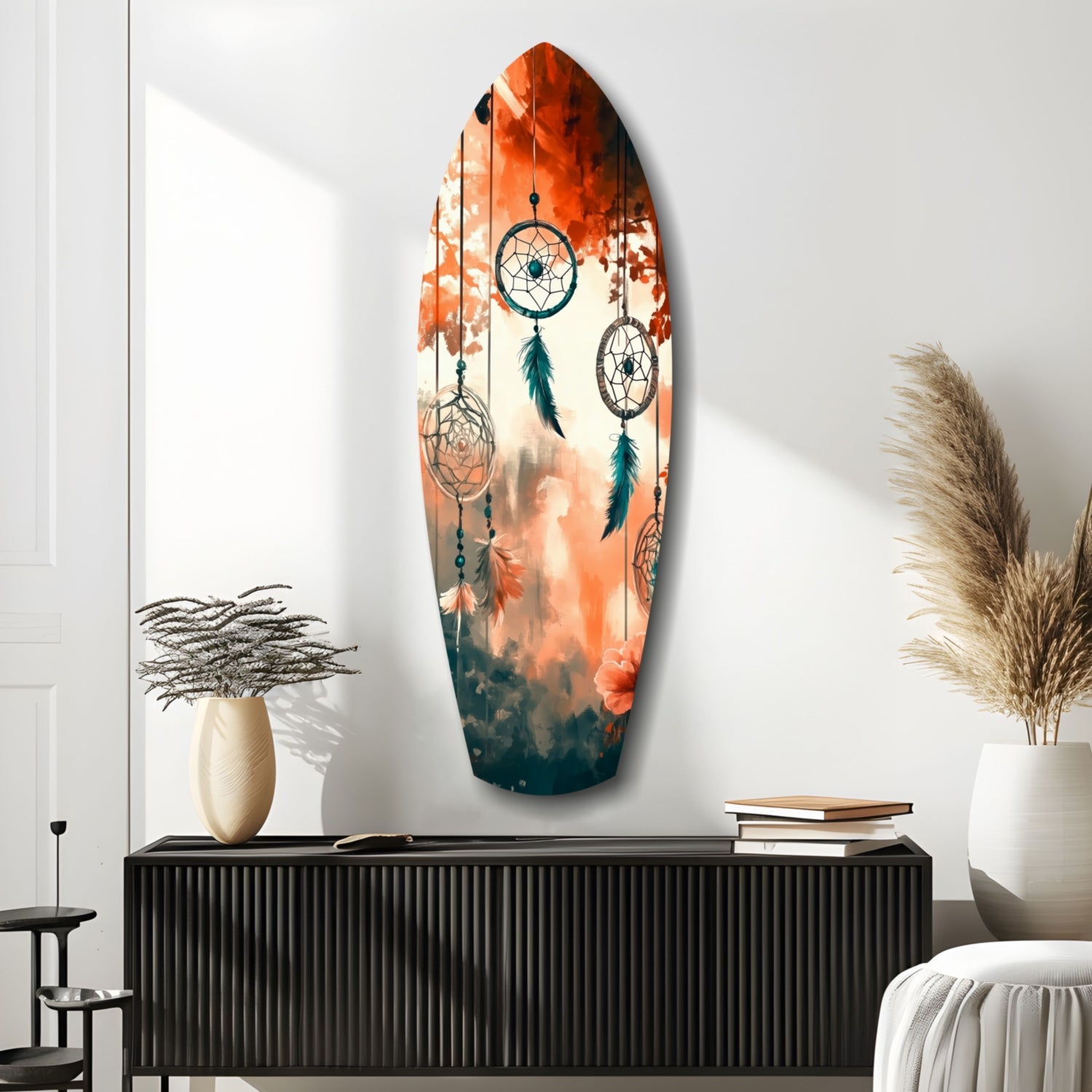Dreamcatcher Glass Wall Art.