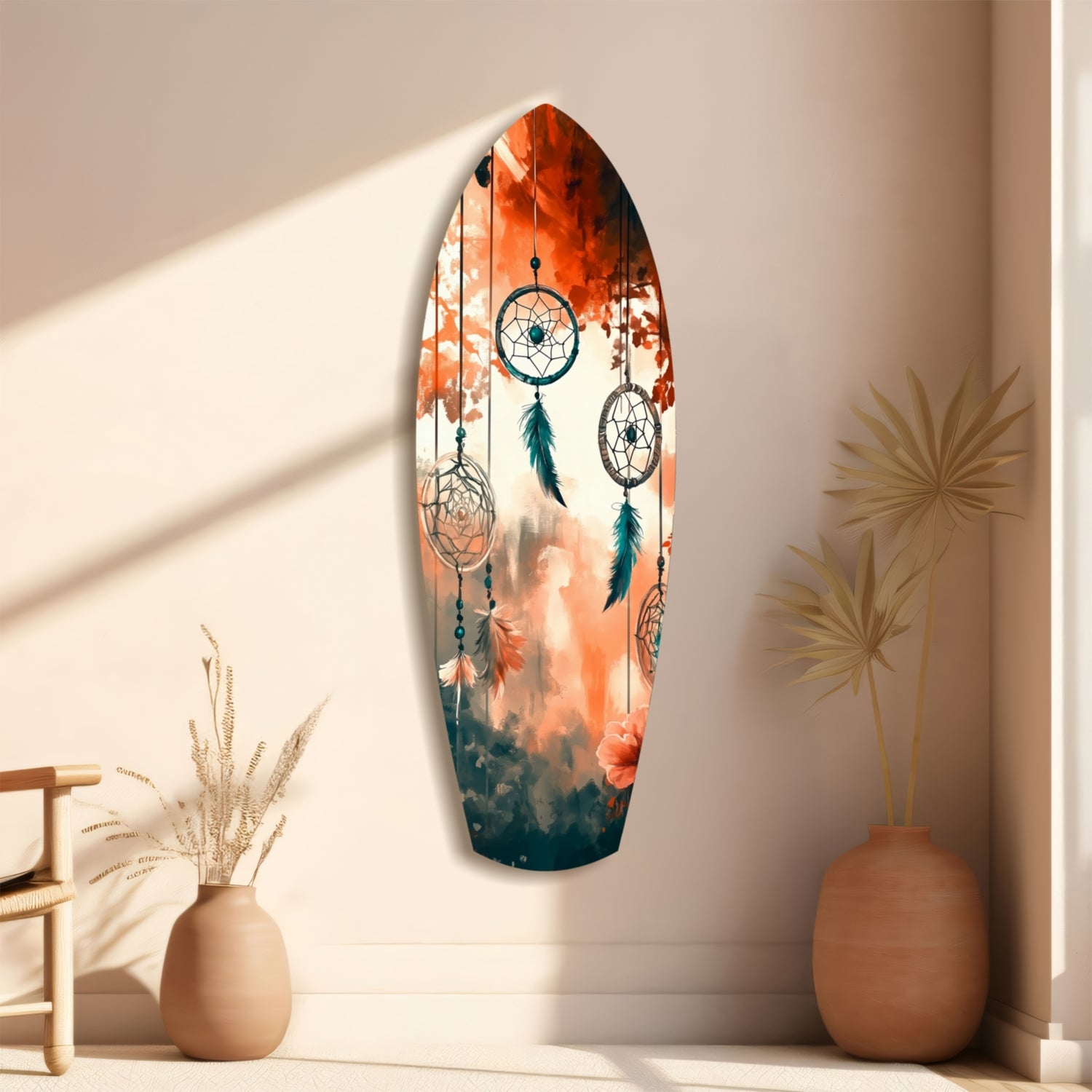 Dreamcatcher Glass Wall Art.