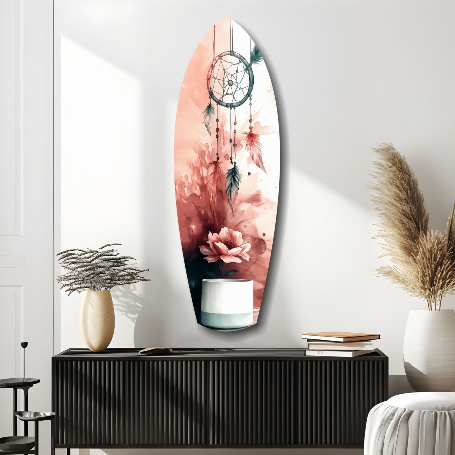 Dreamcatcher Glass Wall Art.