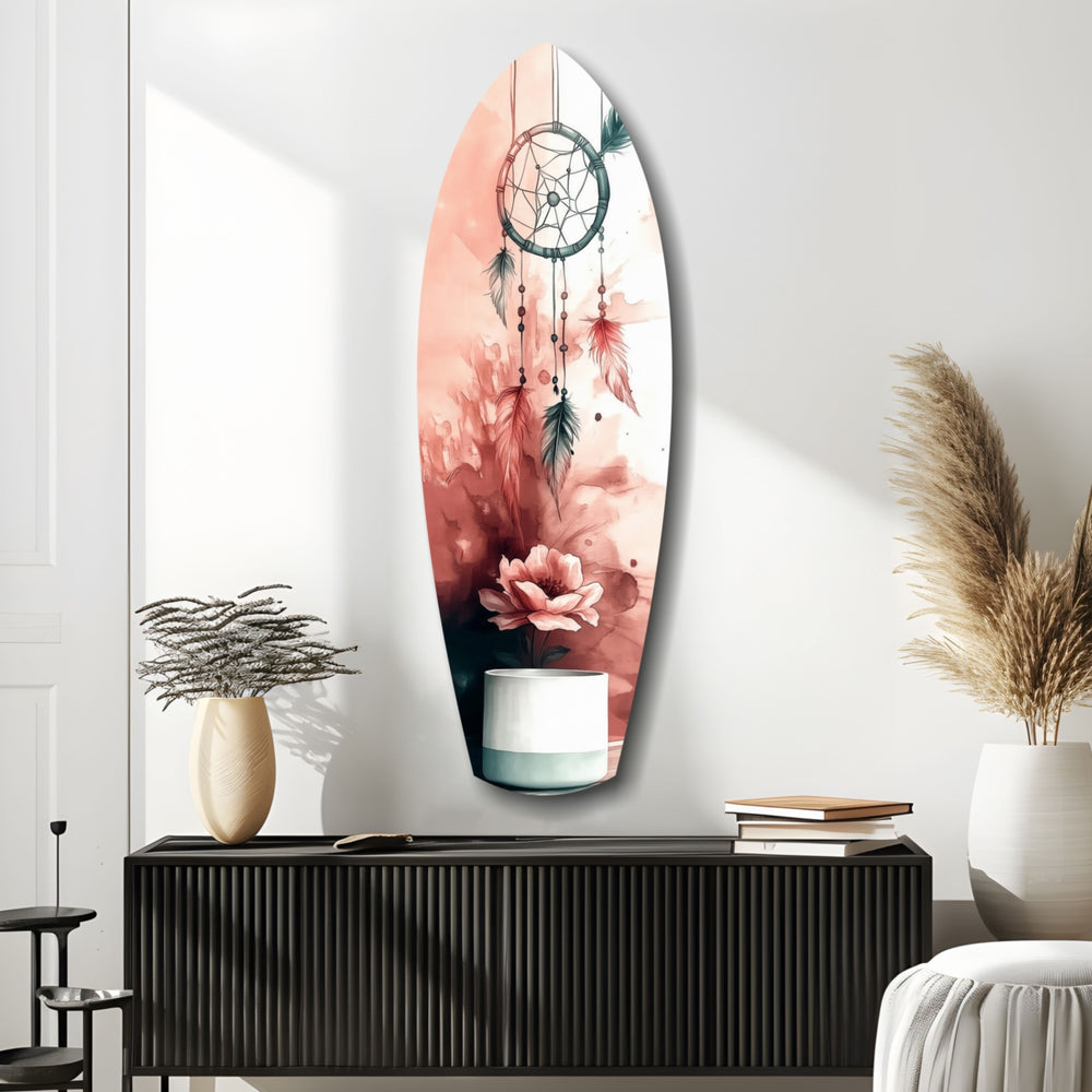 Dreamcatcher Glass Wall Art.