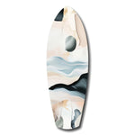 Abstract Sailing Glass Wall Art.