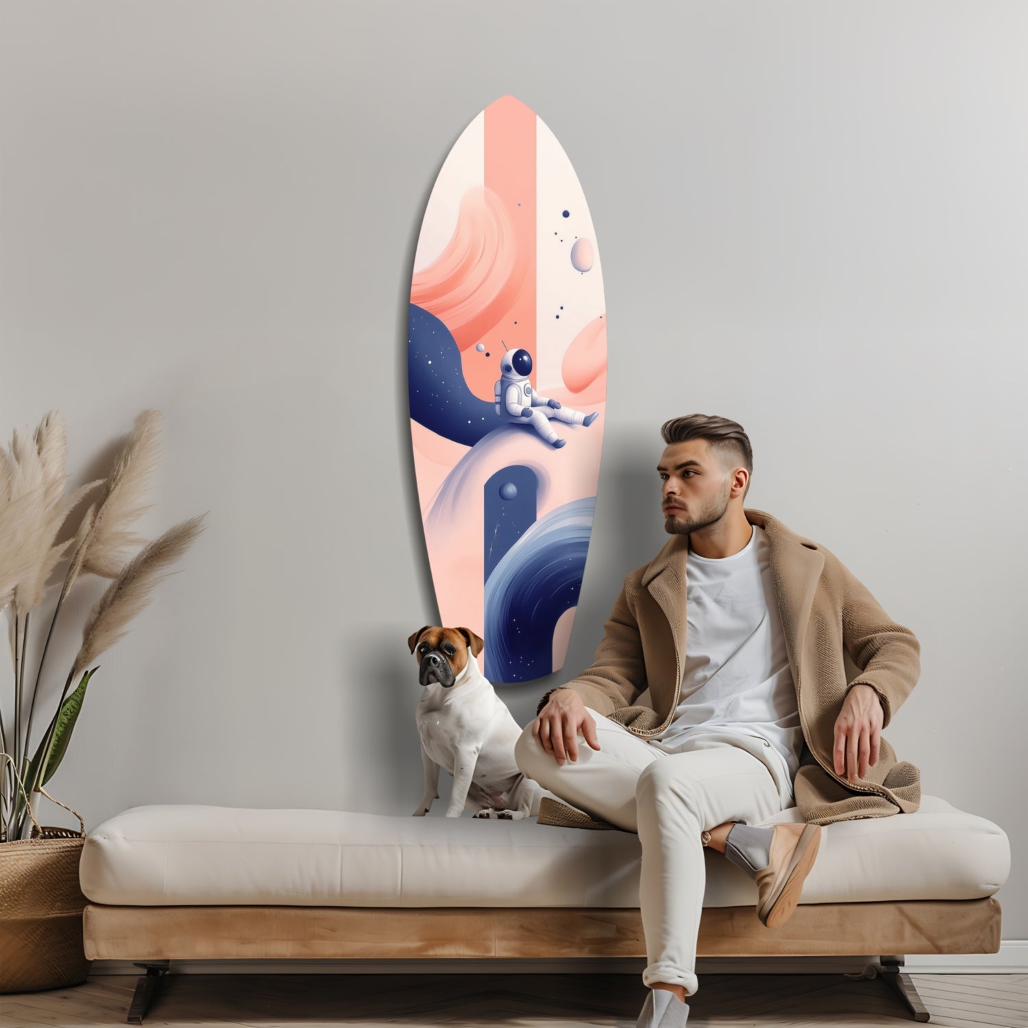 Creamy Dreams Glass Wall Art.