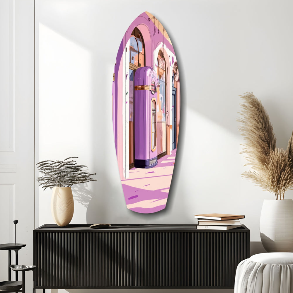 Vintage Melody Box Glass Wall Art.