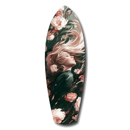 Blooming Breeze Glass Wall Art.