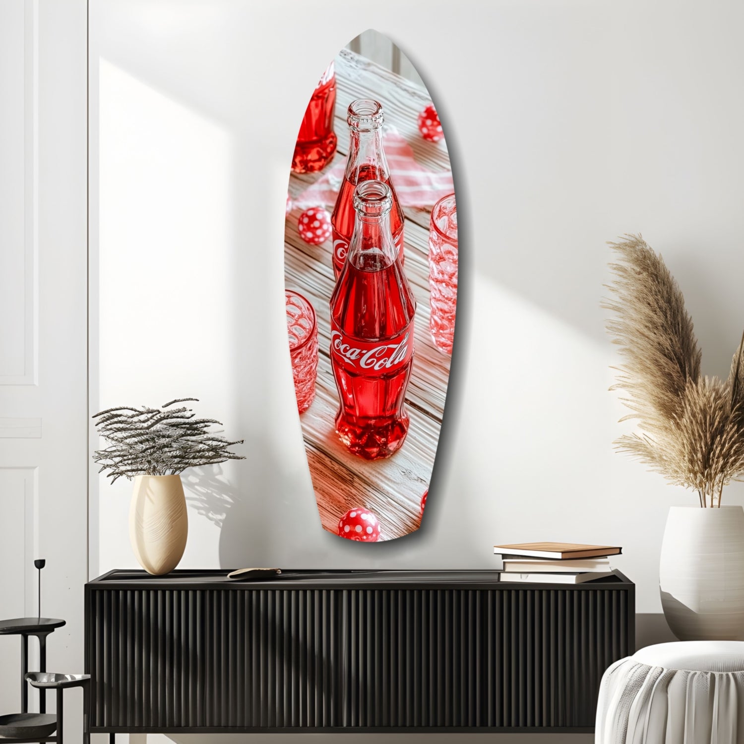 Iconic Vintage Bottle Glass Wall Art.