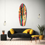 Camouflaged Tiger Glass Wall Art.