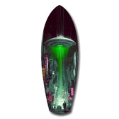 Alien Invade Glass Wall Art.