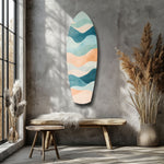 Colors of the Sea Glass Wall Art.