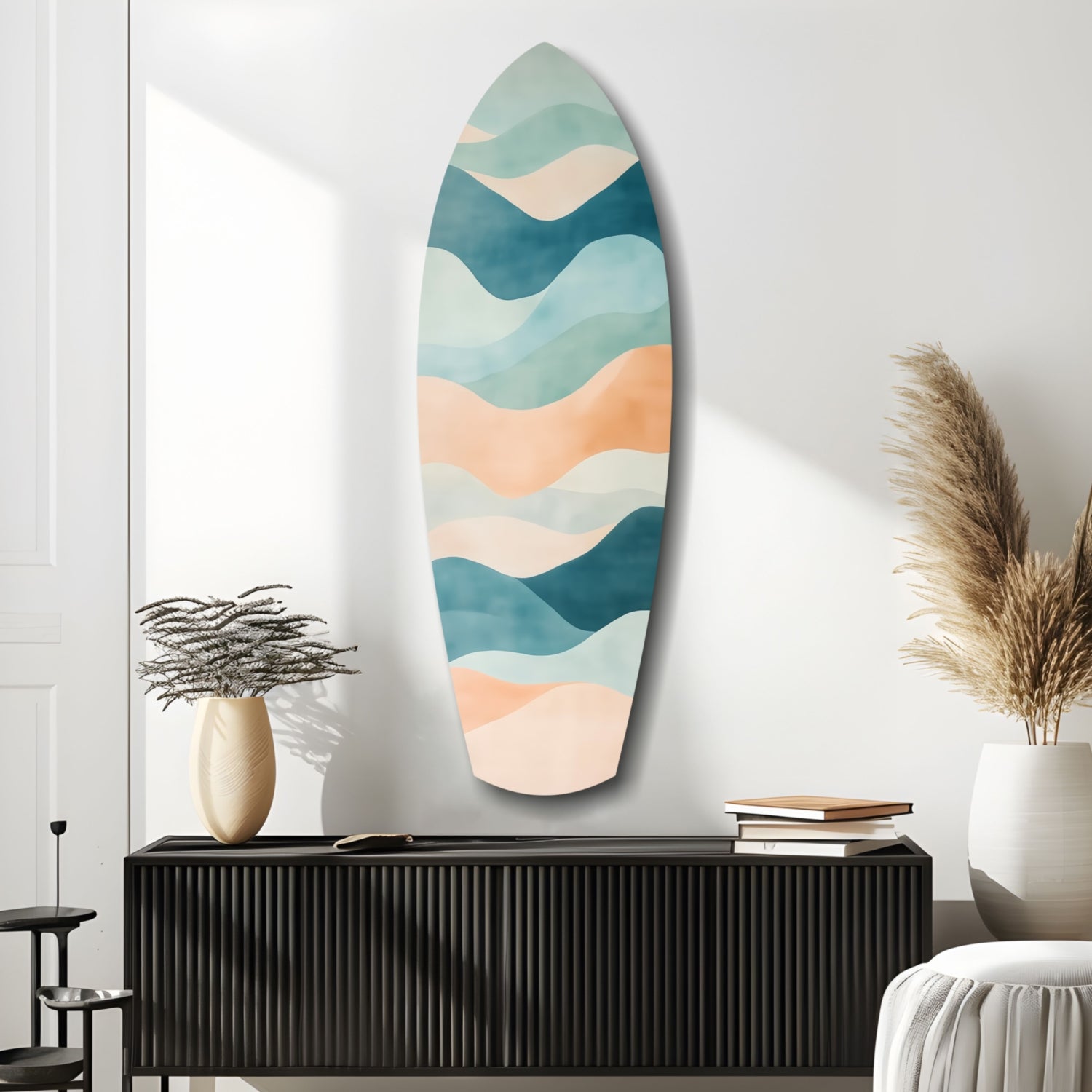 Colors of the Sea Glass Wall Art.