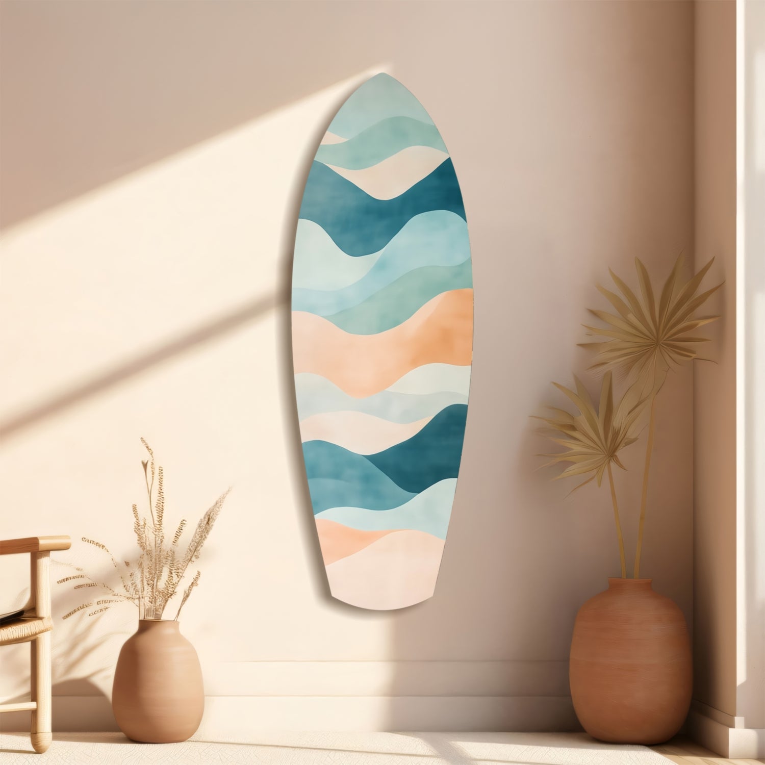 Colors of the Sea Glass Wall Art.