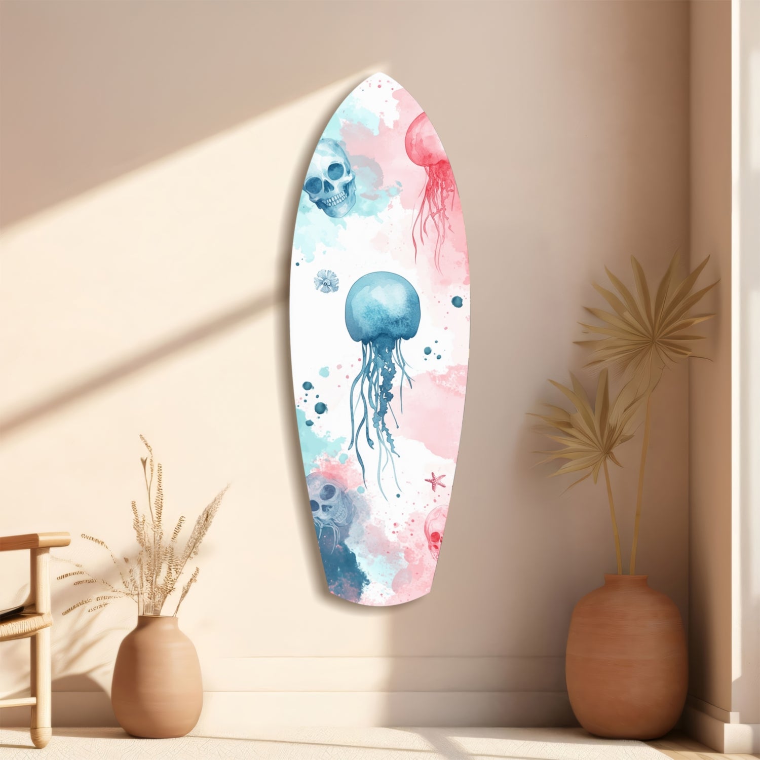JellyFish Glass Wall Art.