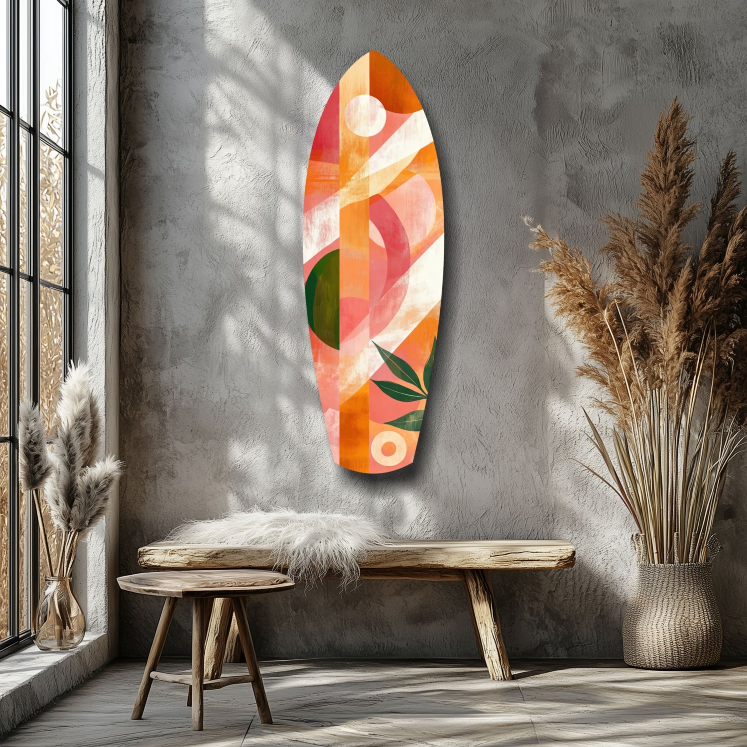 Sunset in Motion Glass Wall Art.