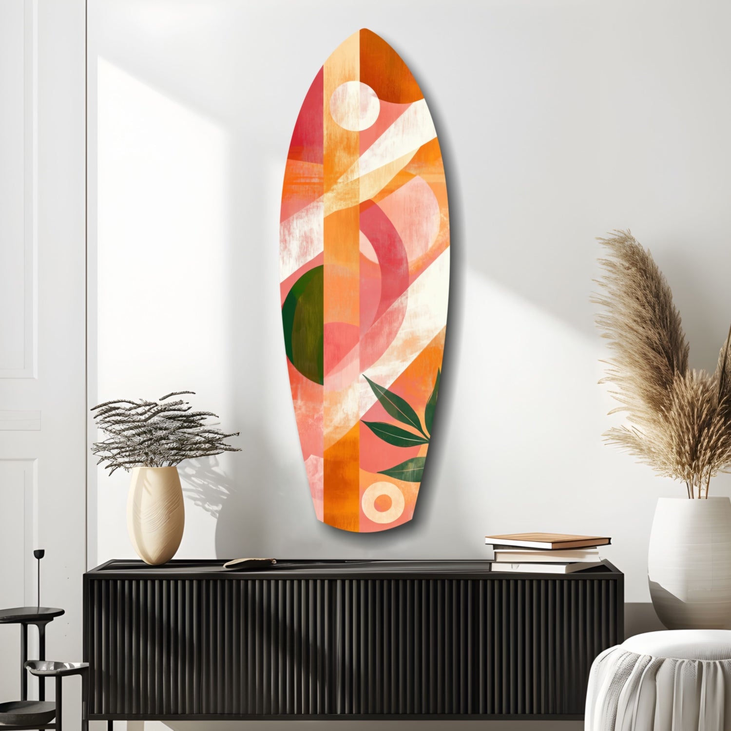 Sunset in Motion Glass Wall Art.