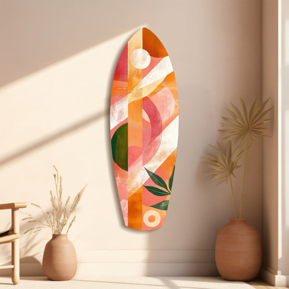 Sunset in Motion Glass Wall Art.